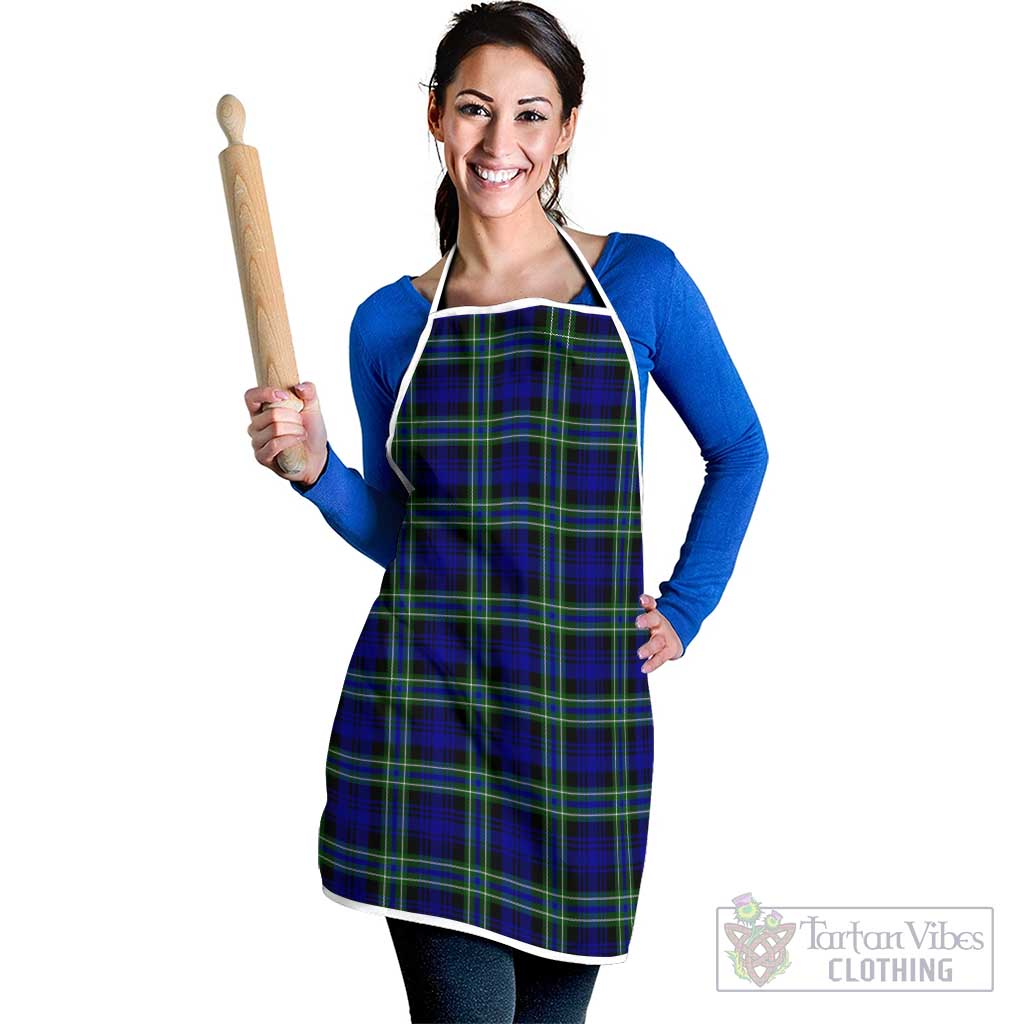 Arbuthnot Modern Tartan Apron White - Tartan Vibes Clothing