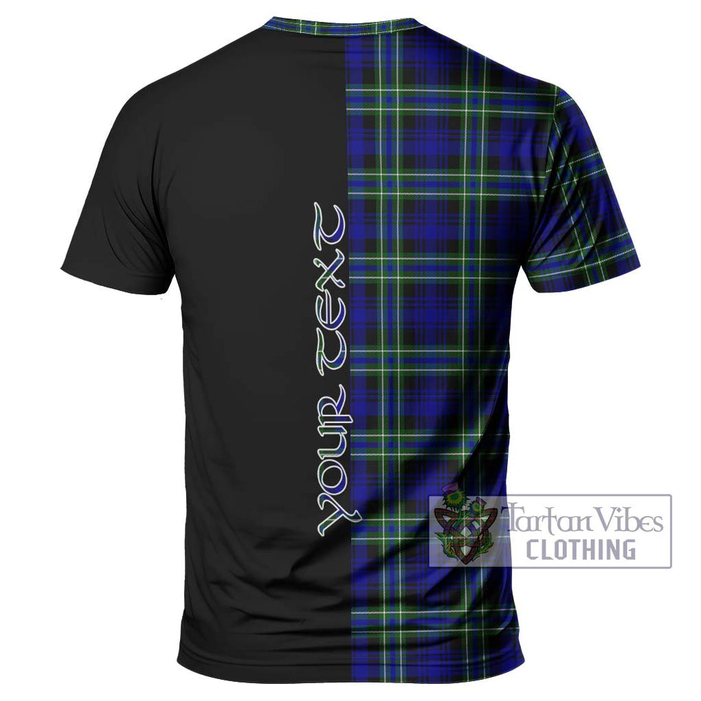 Arbuthnot Modern Tartan T-Shirt with Family Crest and Half Of Me Style - Tartanvibesclothing Shop