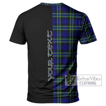 Arbuthnot Modern Tartan T-Shirt with Family Crest and Half Of Me Style