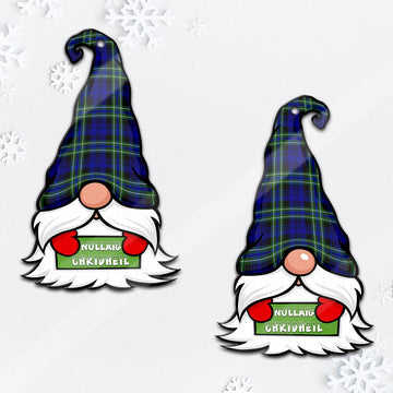 Arbuthnot Modern Gnome Christmas Ornament with His Tartan Christmas Hat