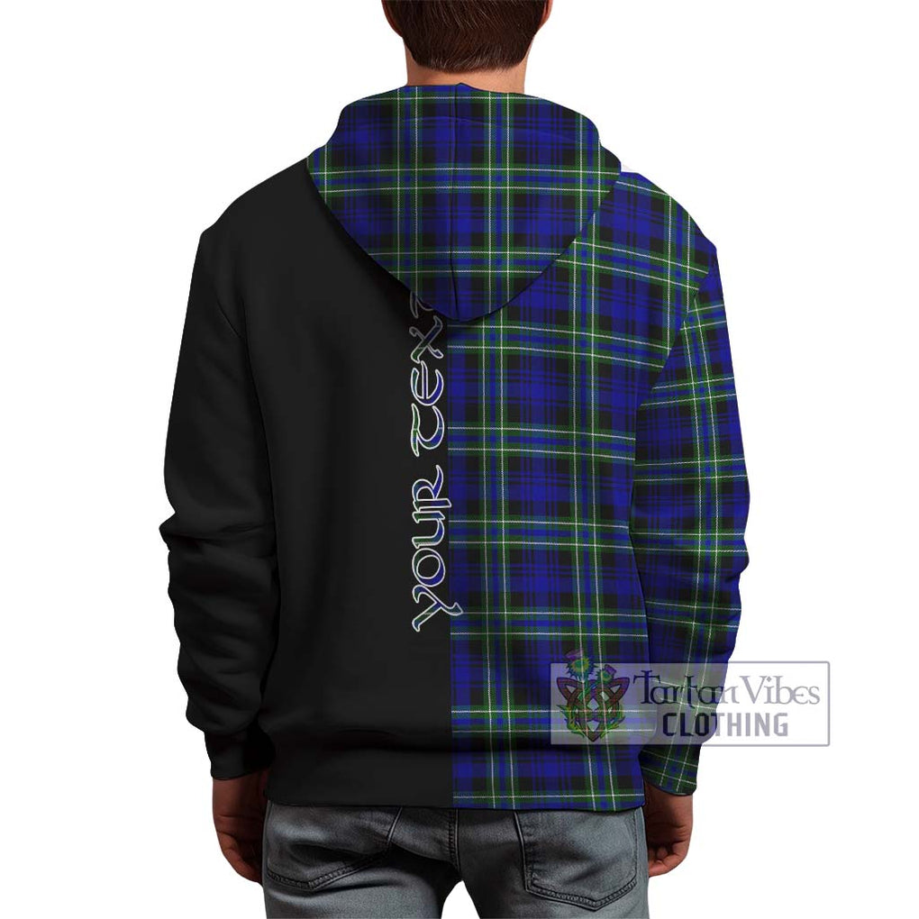 Arbuthnot Modern Tartan Hoodie with Family Crest and Half Of Me Style - Tartanvibesclothing Shop