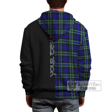 Arbuthnot Modern Tartan Hoodie with Family Crest and Half Of Me Style