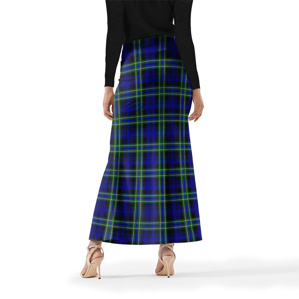 Arbuthnot Modern Tartan Womens Full Length Skirt - Tartanvibesclothing