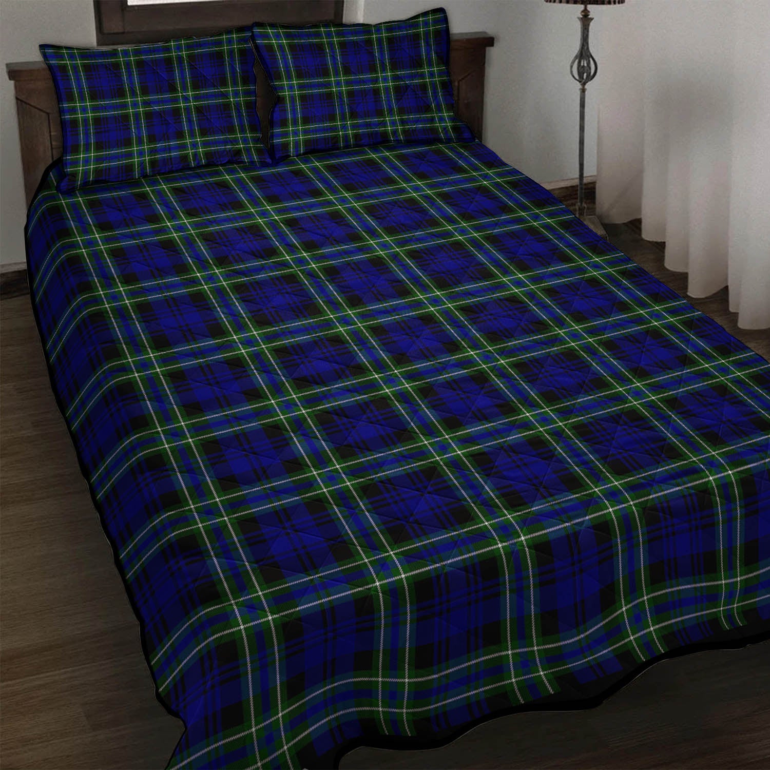 Arbuthnot Modern Tartan Quilt Bed Set - Tartan Vibes Clothing