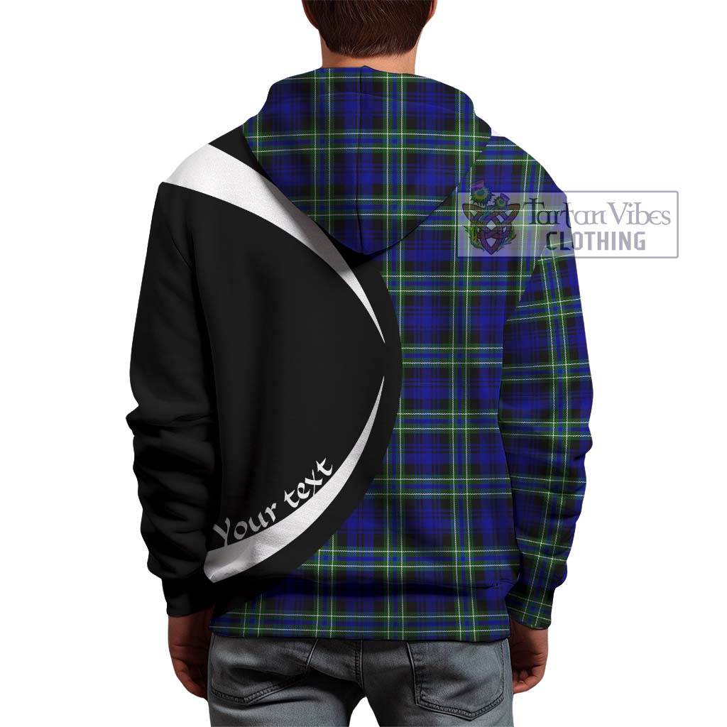 Tartan Vibes Clothing Arbuthnot Modern Tartan Hoodie with Family Crest Circle Style