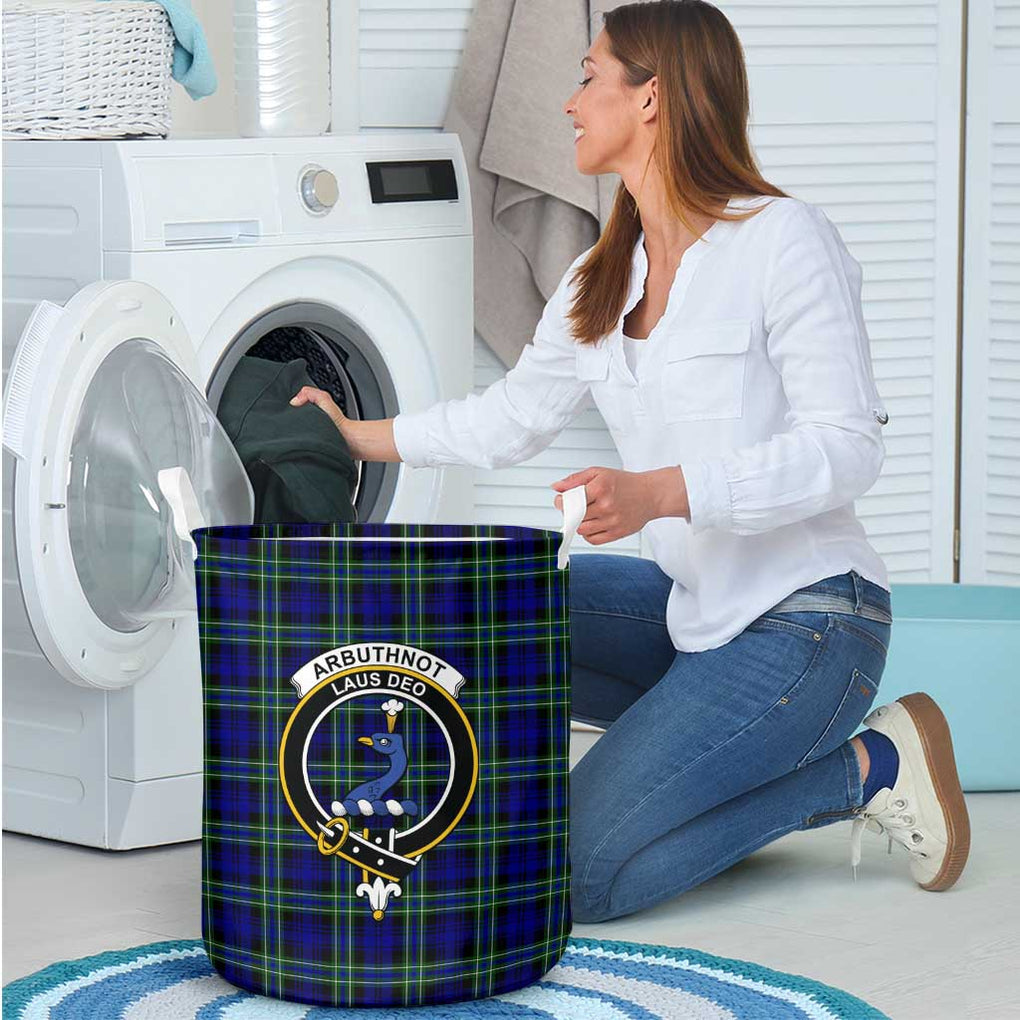 Arbuthnot Modern Tartan Laundry Basket with Family Crest - Tartanvibesclothing Shop