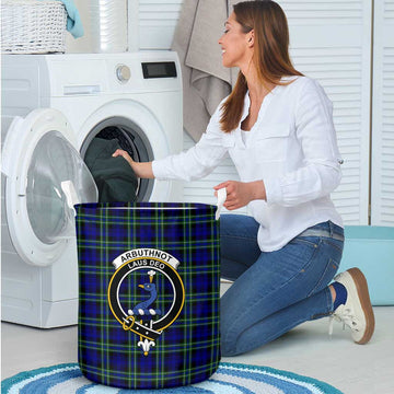 Arbuthnot Modern Tartan Laundry Basket with Family Crest