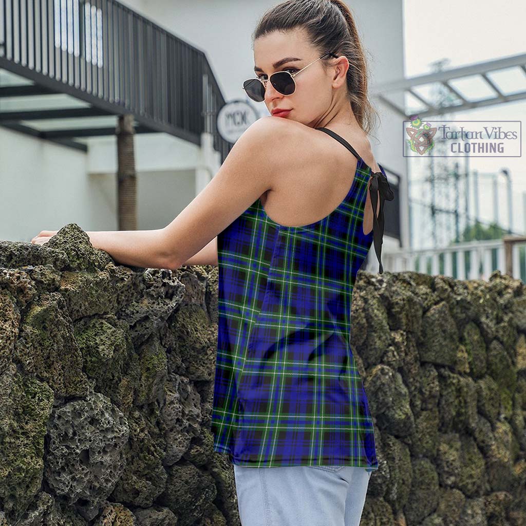 Tartan Vibes Clothing Arbuthnot Modern Tartan Loose Halter Neck Camisole