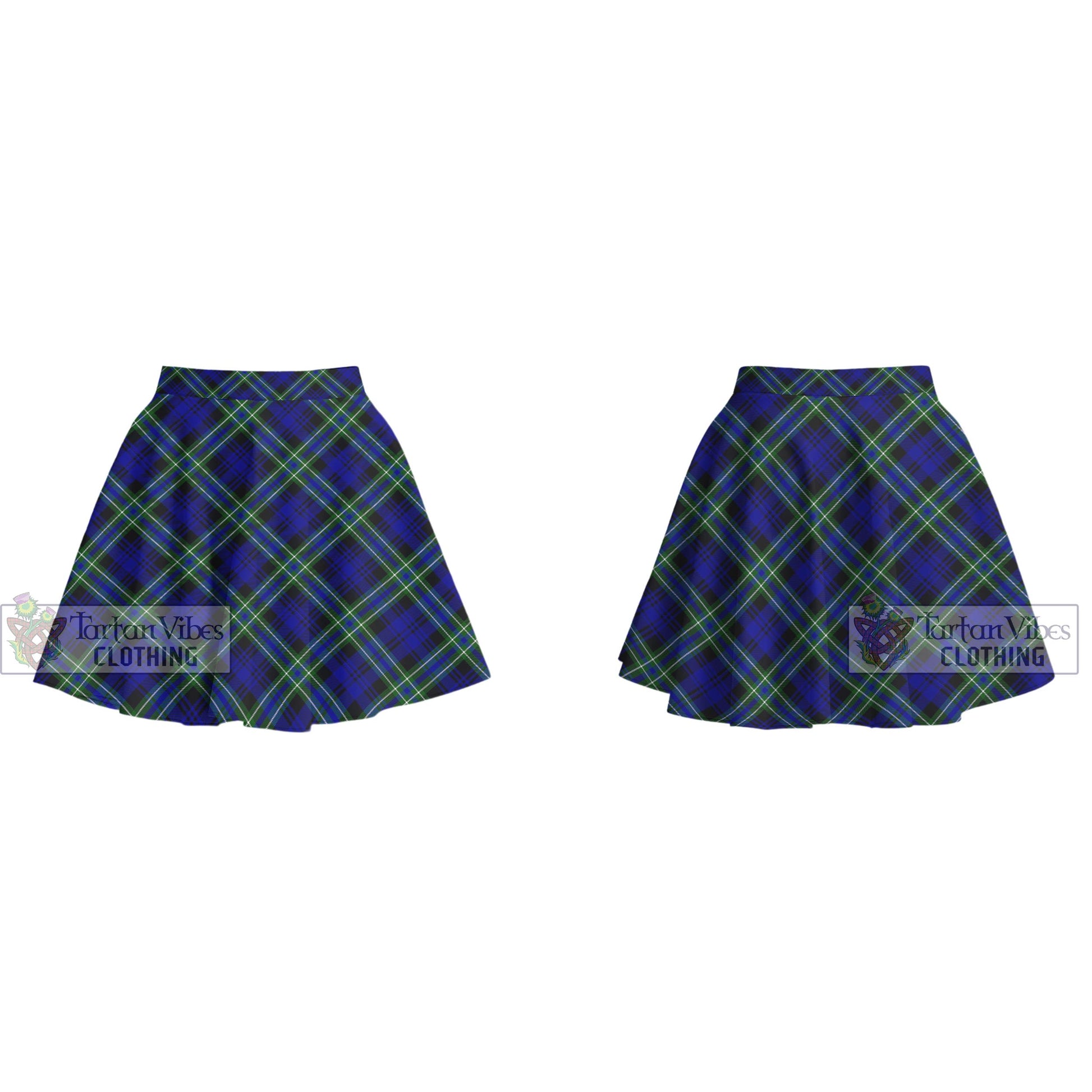 Tartan Vibes Clothing Arbuthnot Modern Tartan Women's Plated Mini Skirt