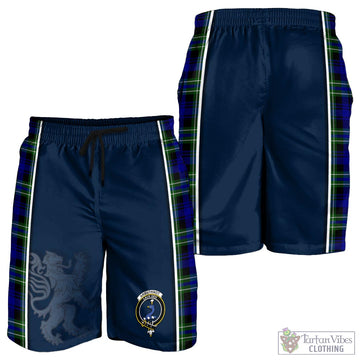 Arbuthnot Modern Tartan Men's Shorts with Family Crest and Lion Rampant Vibes Sport Style