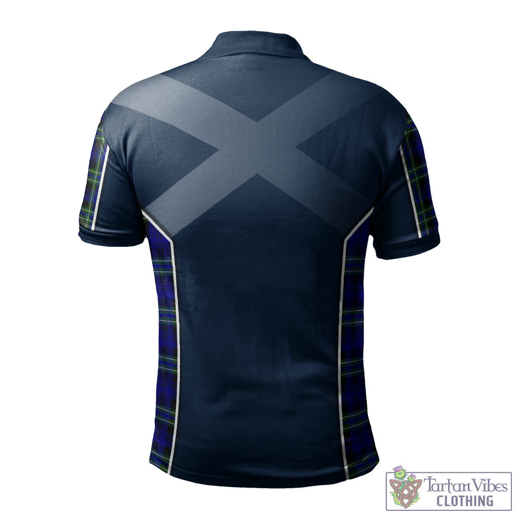 Tartan Vibes Clothing Arbuthnot Modern Tartan Men's Polo Shirt with Family Crest and Lion Rampant Vibes Sport Style