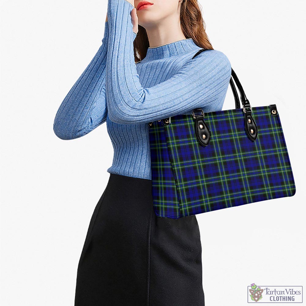 Tartan Vibes Clothing Arbuthnot Modern Tartan Luxury Leather Handbags