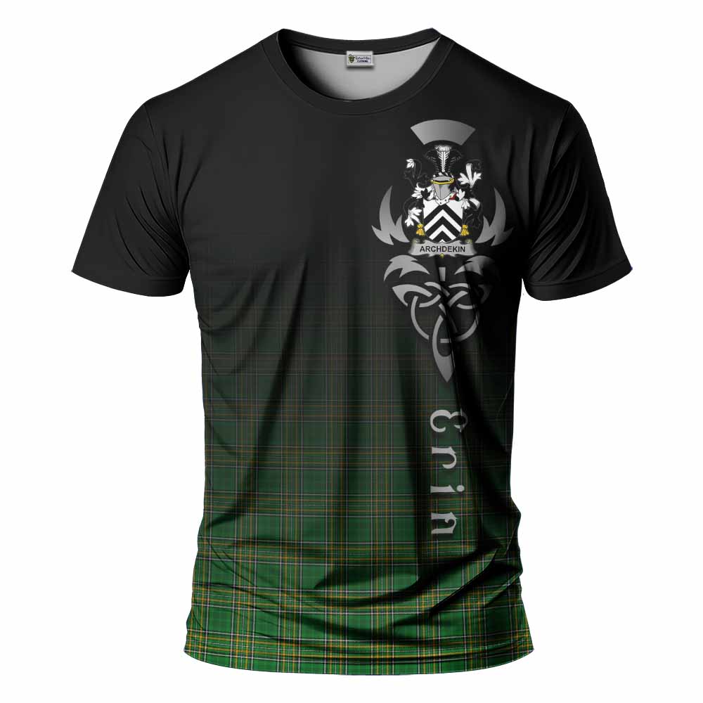 Archdekin Irish Clan T-Shirt with Coat of Arms Erin Go Bragh Celtic Inspired Kid's Shirt - Tartan Vibes Clothing