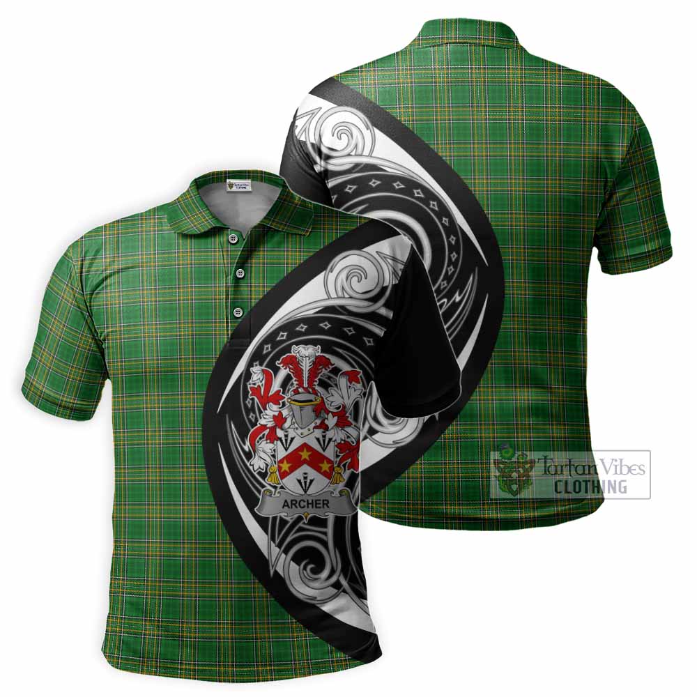 Archer Irish Clan Polo Shirt Celtic Circle Style - Tartan Vibes Clothing
