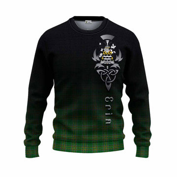 Ardagh Irish Clan Knitted Sweater with Coat of Arms Erin Go Bragh Celtic Inspired Unisex - Tartan Vibes Clothing