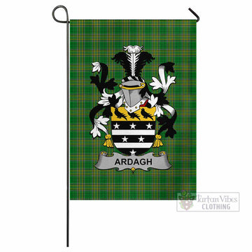 Ardagh Irish Clan Tartan Flag with Coat of Arms