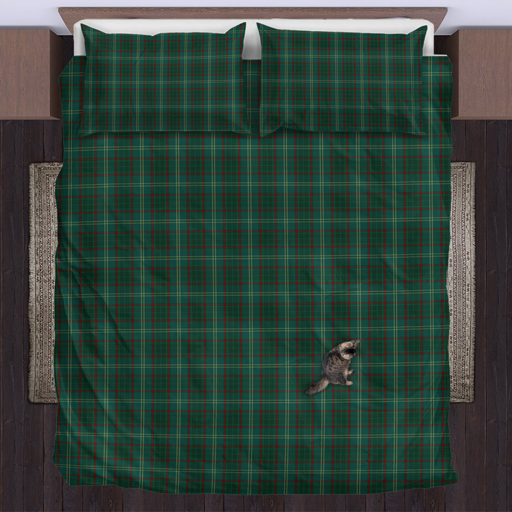 Armagh County Ireland Tartan Bedding Set UK Bedding Set - Tartan Vibes Clothing