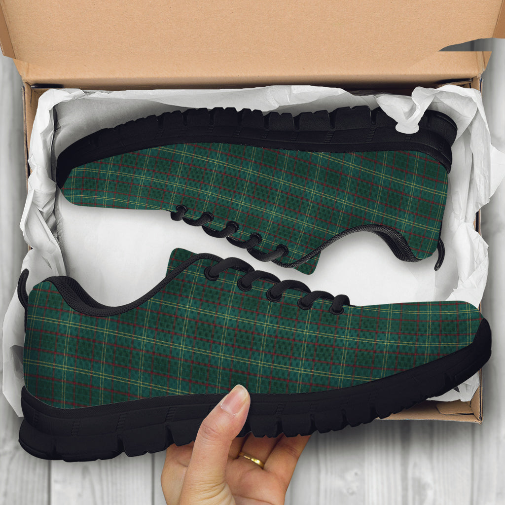 Armagh County Ireland Tartan Sneakers - Tartan Vibes Clothing