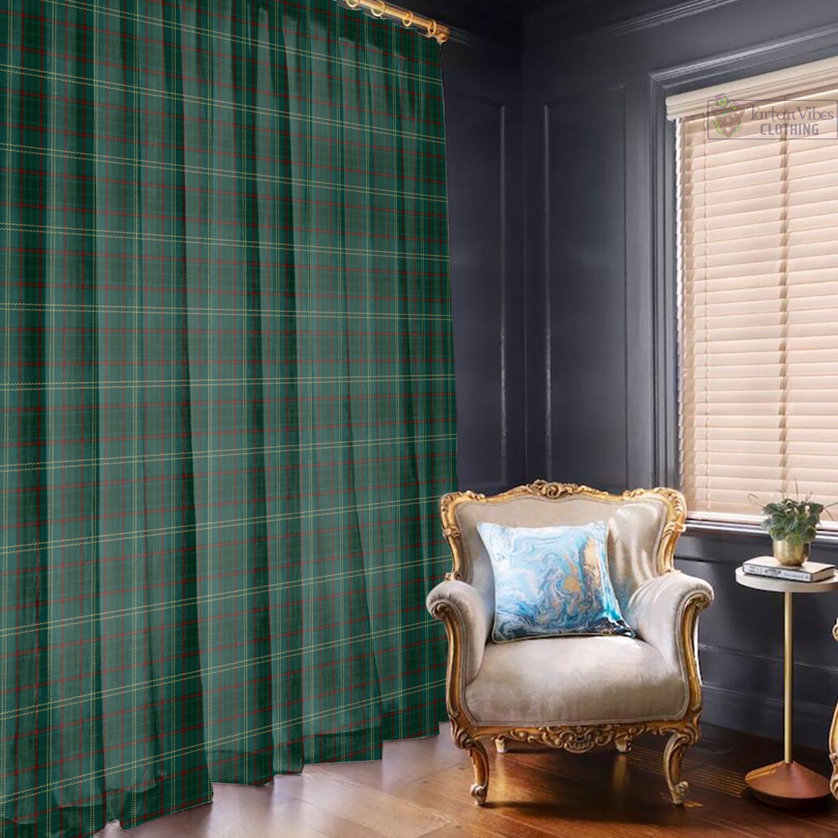 Armagh County Ireland Tartan Window Curtain