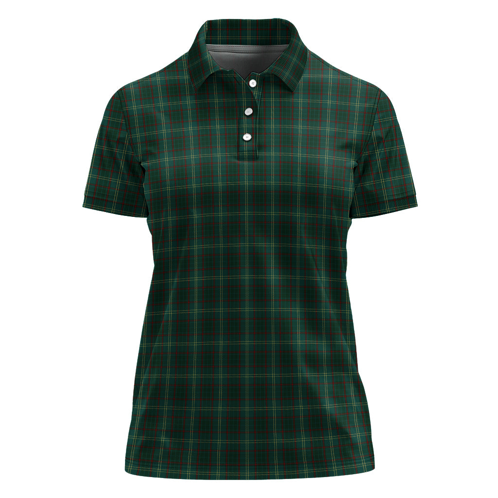 Armagh County Ireland Tartan Polo Shirt For Women - Tartanvibesclothing