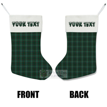 Armagh County Ireland Tartan Christmas Stocking with Personalized Text