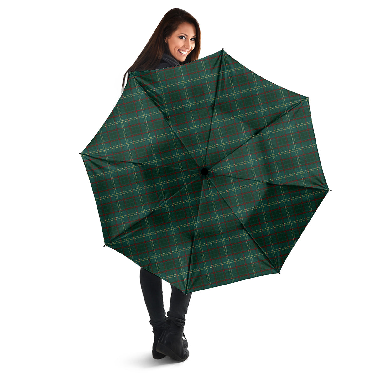 Armagh County Ireland Tartan Umbrella - Tartanvibesclothing