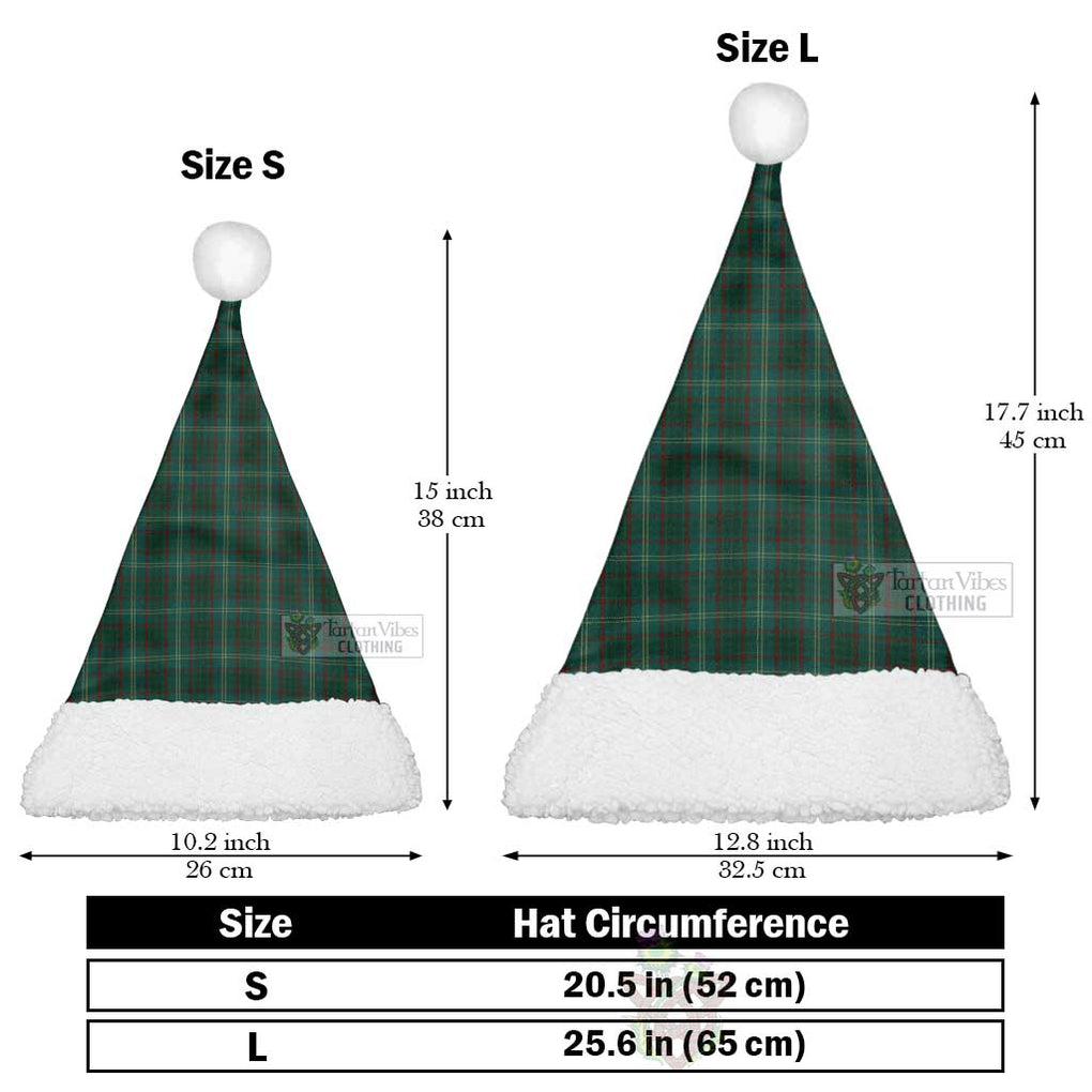 Tartan Vibes Clothing Armagh County Ireland Tartan Christmas Santa Hats