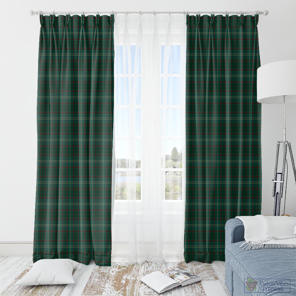 Armagh County Ireland Tartan Window Curtain