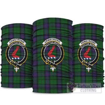 Armstrong Tartan Neck Gaiters, Tartan Bandanas, Tartan Head Band with Family Crest