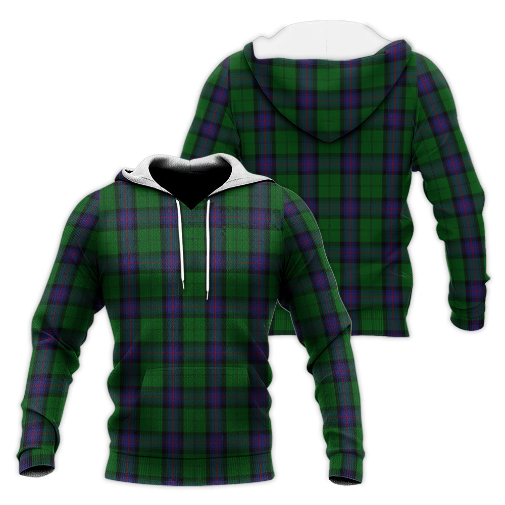 Armstrong Tartan Knitted Hoodie Unisex Knitted Hoodie - Tartanvibesclothing