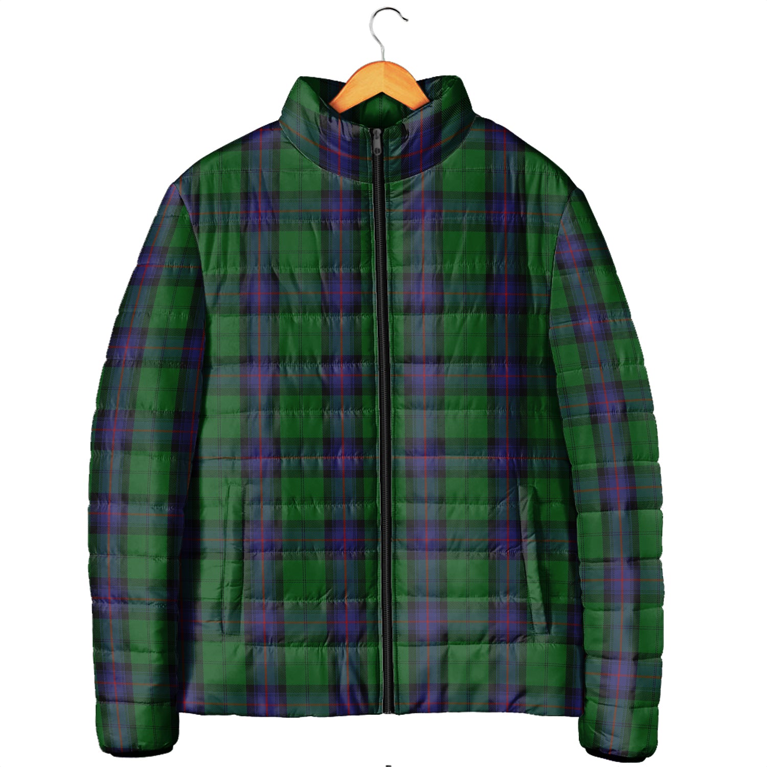 Armstrong Tartan Padded Jacket Men's Padded Jacket - Tartan Vibes Clothing