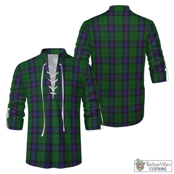 Armstrong Tartan Men's Scottish Traditional Jacobite Ghillie Kilt Shirt