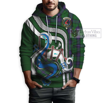 Armstrong Tartan Hoodie with Epic Bagpipe Style