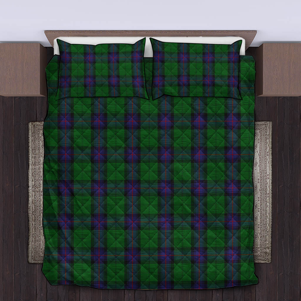 Armstrong Tartan Quilt Bed Set King - Tartan Vibes Clothing