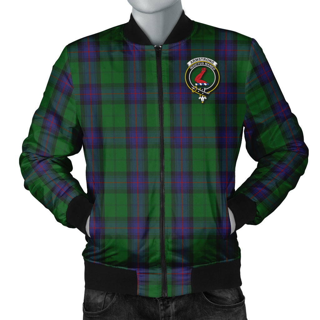 Armstrong Tartan Bomber Jacket with Family Crest Unisex - Tartanvibesclothing