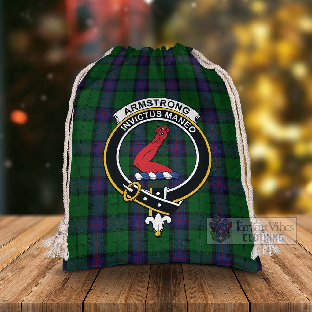 Tartan Vibes Clothing Armstrong Tartan Christmas Santa's Bag with Family Crest