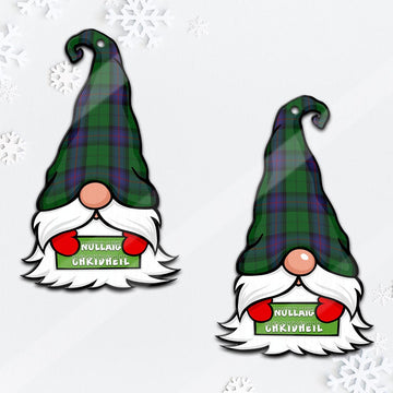 Armstrong Gnome Christmas Ornament with His Tartan Christmas Hat