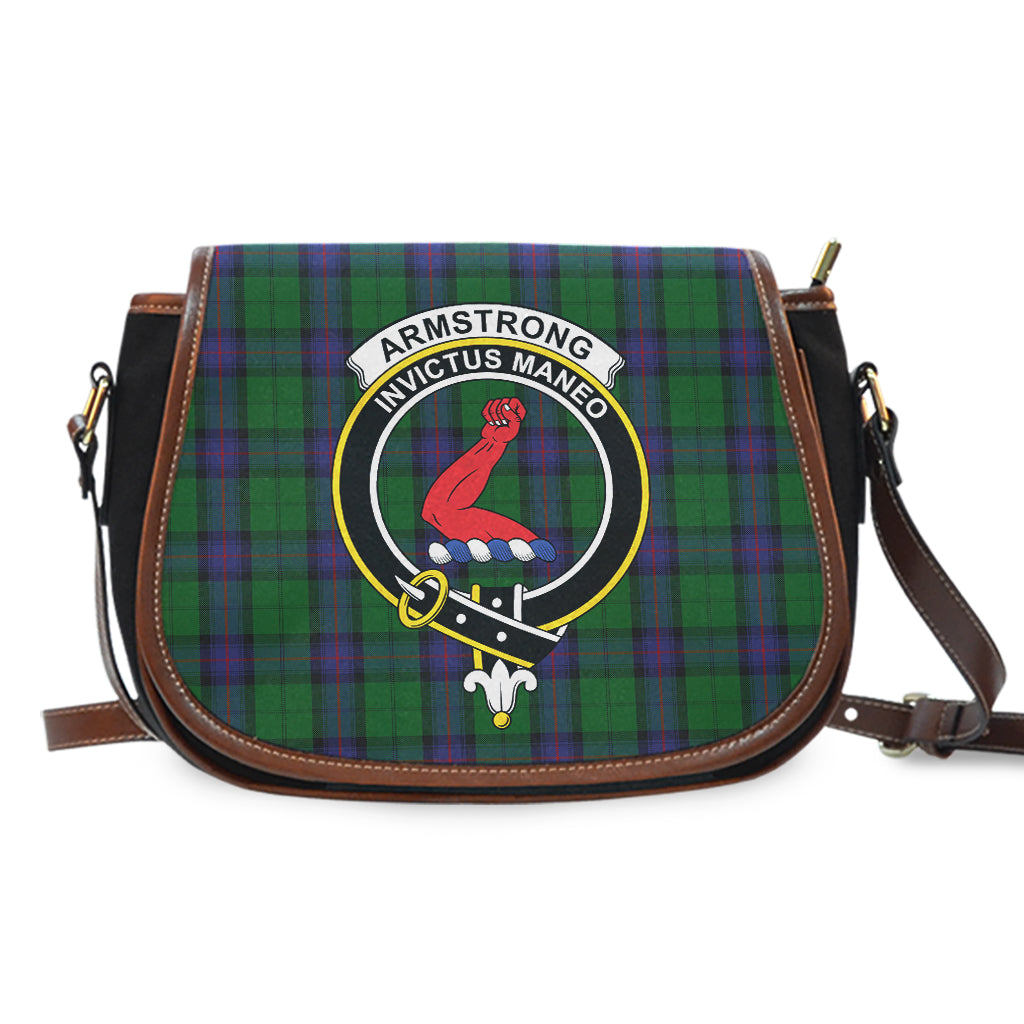 Armstrong Tartan Saddle Bag with Family Crest - Tartan Vibes Clothing