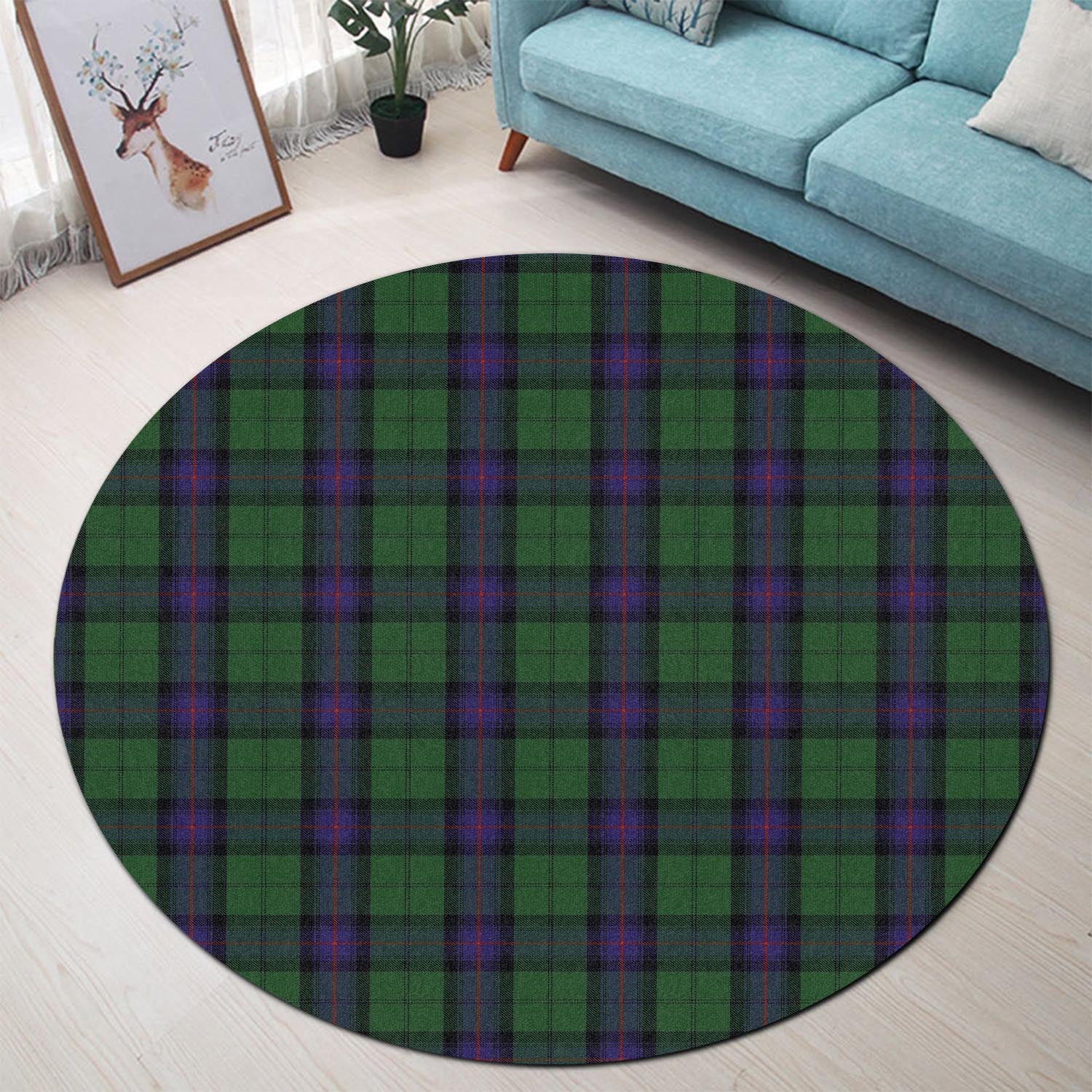Armstrong Tartan Round Rug - Tartan Vibes Clothing