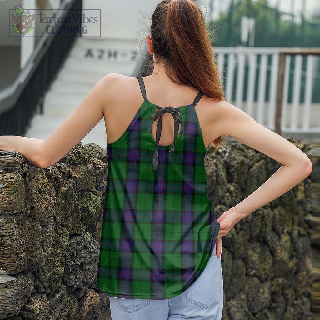 Tartan Vibes Clothing Armstrong Tartan Loose Halter Neck Camisole