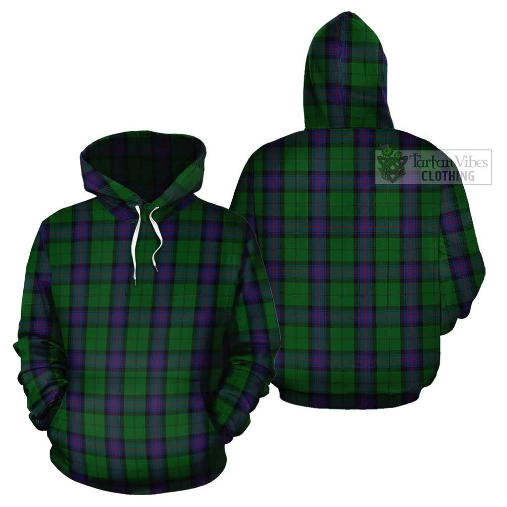 Armstrong Tartan Cotton Hoodie Pullover Hoodie - Tartan Vibes Clothing