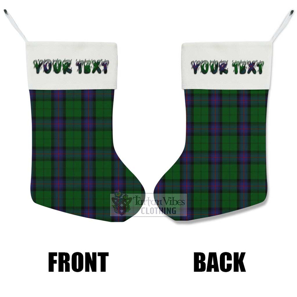 Tartan Vibes Clothing Armstrong Tartan Christmas Stocking with Personalized Text