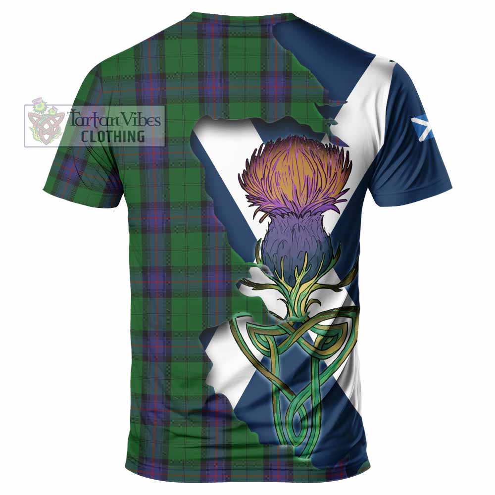 Armstrong Tartan Family Crest T-Shirt Scottish Thistle Celtic Inspired - Tartan Vibes Clothing