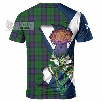 Armstrong Tartan Family Crest T-Shirt Scottish Thistle Celtic Inspired - Tartan Vibes Clothing