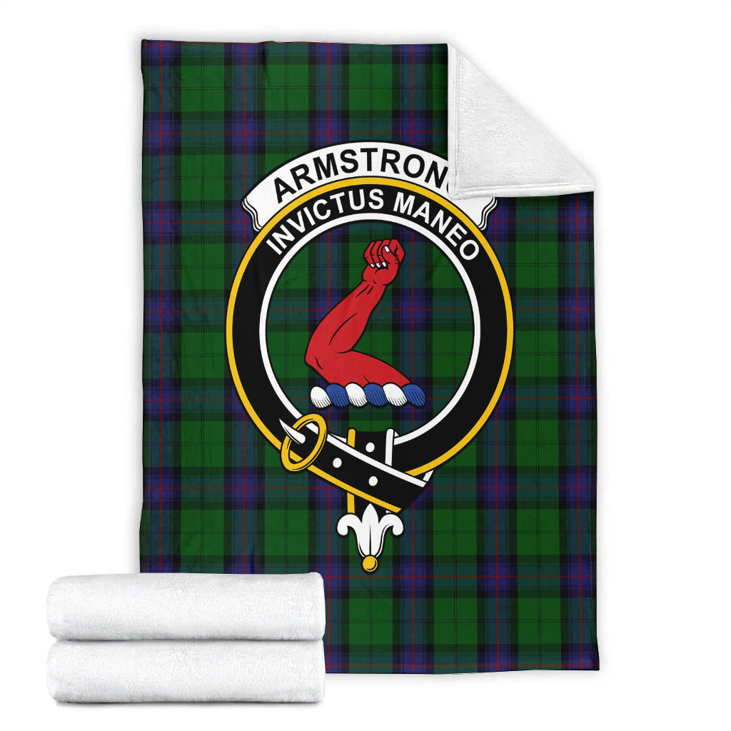 Armstrong Tartan Blanket with Family Crest - Tartan Vibes Clothing