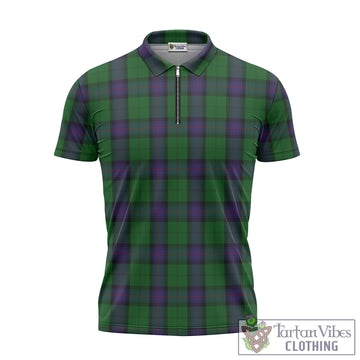 Armstrong Tartan Zipper Polo Shirt