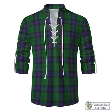 Armstrong Tartan Men's Scottish Traditional Jacobite Ghillie Kilt Shirt