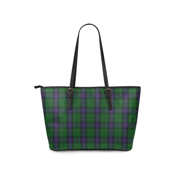 Armstrong Tartan Leather Tote Bag