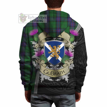 Armstrong Tartan Family Crest Hoodie Lion Rampant Royal Thistle Shield Celtic Inspired - Tartan Vibes Clothing
