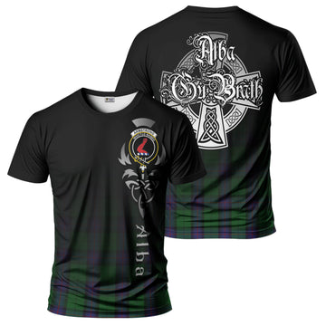 Armstrong Tartan T-Shirt Featuring Alba Gu Brath Family Crest Celtic Inspired